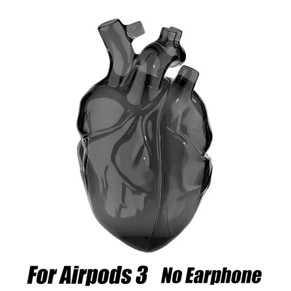 Heart of Music---Liquid Silicone Wireless Earphone Case Bluetooth Headset Does Not Turn Yellow for Airpods Pro/Pro2/3